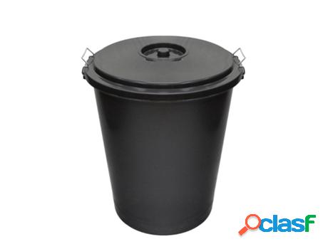 Cubo basura plastico comunidad con tapa 50 litros