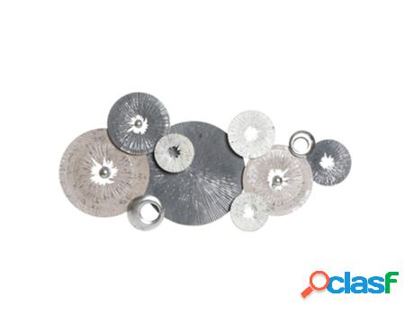 Decoración De Pared Dkd Home Decor Gris Metal Verde (133.4