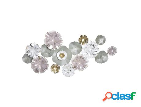 Decoración De Pared Dkd Home Decor Rosa Metal Verde (136.5