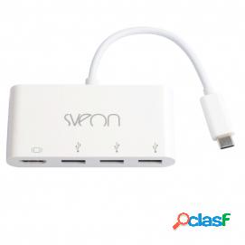 Docking Usb 3.1 Tipo C Con 3 Puertos Usb 3.0 Y Hdmi 4k Sveon
