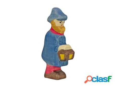 Figuras de Acción HOLZTIGER (Madera - Azul - 9 x 2,8 x 17