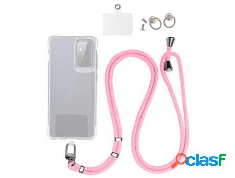 Funda De Teléfono Móvil Rosa Suave Lanyard Cts SKYHE
