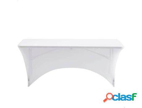 Funda Mesa AKTIVE (Branco - Poliéster - 183x76x76 cm)