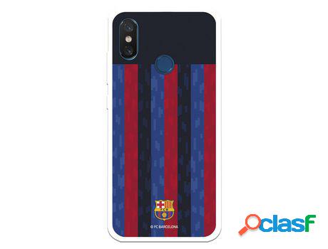 Funda Para Xiaomi Mi 8 Del Fc Barcelona Fondo Rayas