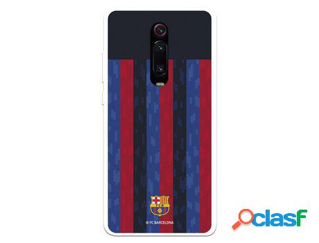 Funda Para Xiaomi Mi 9T Del Fc Barcelona Fondo Rayas