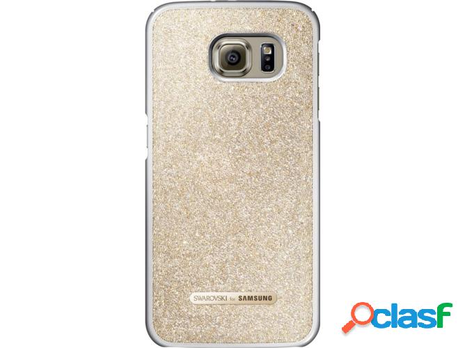 Funda SWAROVSKI P/ SAMSUNG GS6 Dorado