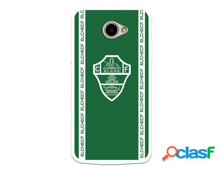 Funda para LG K5 del Elche CF Escudo Fondo Verde Escudo