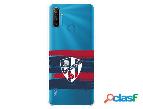 Funda para Realme C3 del Huesca Rayas Transparente -