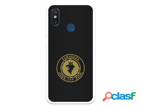 Funda para Xiaomi Mi 8 del Zaragoza CF Femenino Escudo Fondo