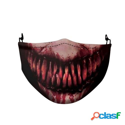 H-alloween Scary Printing Pattern Funda protectora para la