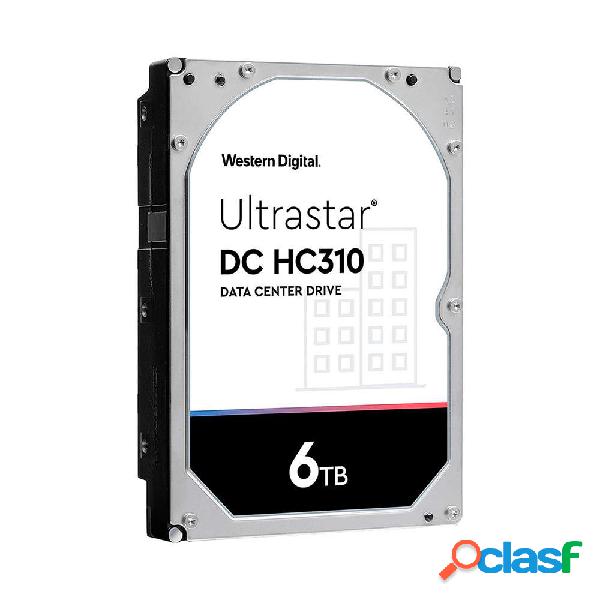 Hdd 6tb wd ultrastar dc hc310 3.5 sas 7200rpm 512e