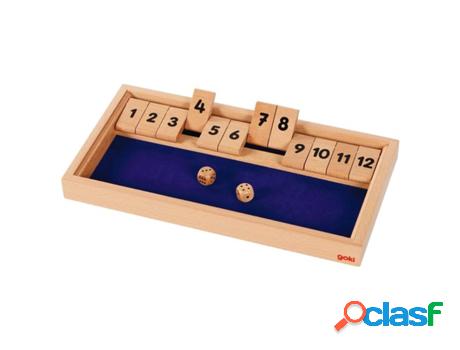 Jogo de Mesa GOKI Shut The Box 1-12 (6 Anos)