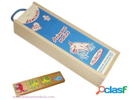 Jogo de Mesa LES JEUX DE PAUL Domino Marine Animals (1 year)