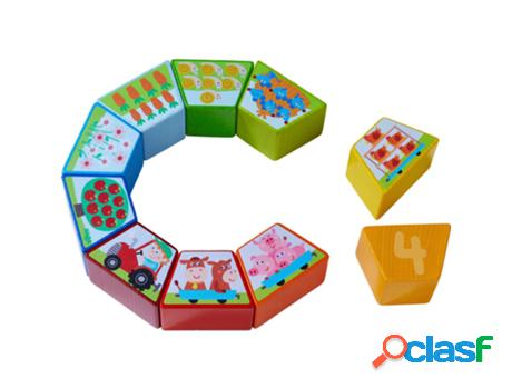 Juego Didáctico HABA (Madera - Rojo - 6 x 4 x 4 cm)