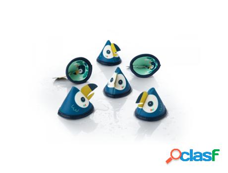 Juego Didáctico LILLIPUTIENS (Polyester - Azul - 5 x 5 x 5