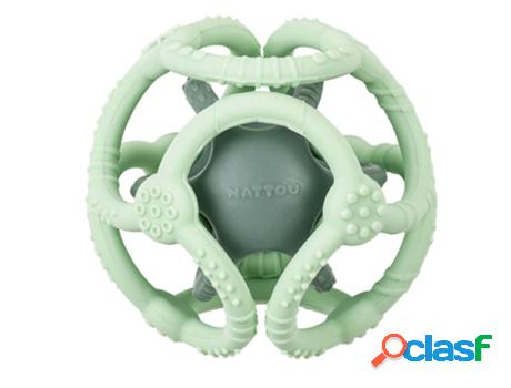 Juego Didáctico NATTOU (Silicona - Verde - 10 x 10 cm)