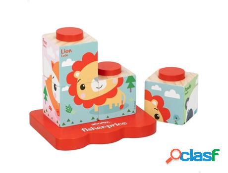 Juego Didáctico WOOMAX Fisher-Price Bloques encajables de
