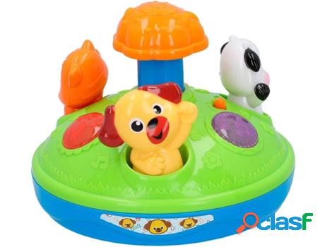 Juego Didácticos WINFUN Carrusel de animales con luces y