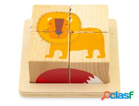 Juego Educativo ULYSSE (Madera - Beige - 10 x 10 x 4.5 cm)