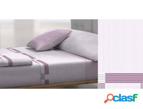 Juego de Sábanas TOLRÁ Tk022 100% Algodón Malva 105 cm