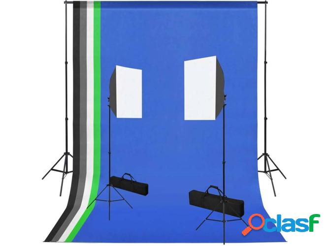 Kit Iluminación de Estudio VIDAXL Fotografía con Softbox