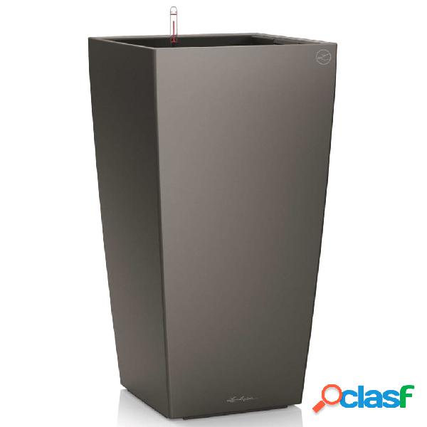 LECHUZA Macetero Cubico 40 ALL-IN-ONE color carbón