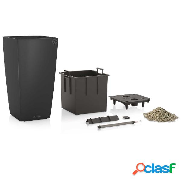 LECHUZA Macetero Cubico Color 30 ALL-IN-ONE gris pizarra