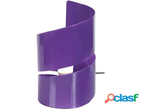 Lámpara Mesitas de Noche TOSEL Vira (Metal - Morado - 18 x