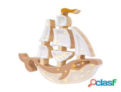 Luz Quitamiedos LITTLE LIGHTS (Madera - Beige - 35 x 45 x
