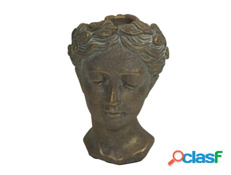 Maceta DKD HOME DECOR (Cemento - 12 x 11 x 16 cm)
