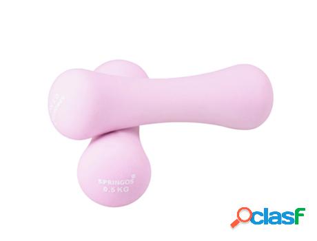 Mancuernas de neopreno 2x 0,5 kg Pesas de fitness ideales