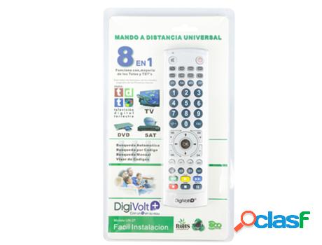 Mando A Distancia Universal Para Digivolt Tv Un-27 (Plata)