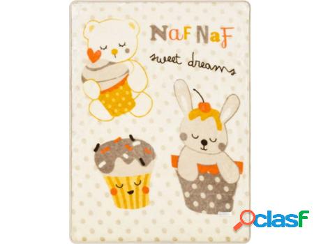 Manta NAF NAF Sweet Dreams Beige (80 x 110 cm)