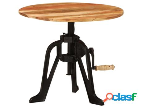 Mesa Auxiliar VIDAXL Marrón (Madera - 60 x 62 cm)