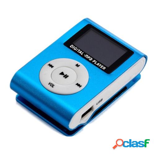 Mini Portable MP3 Music Player Metal Clip-on MP3 Player with