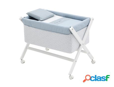 Minicuna CAMBRASS Forest (Algodón - Azul - 55 x 87 x 74 cm)
