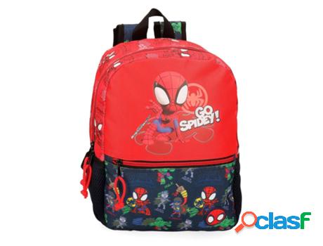 Mochila MARVEL Go Spidey (Poliéster - Rojo - 25 x 32 x 12