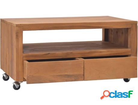 Mueble de TV VIDAXL (80x50x42 cm - Madera Contrachapada -