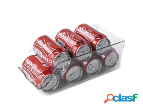 Organizador Latas Transparente DRW (19x14,3x10,2cm)