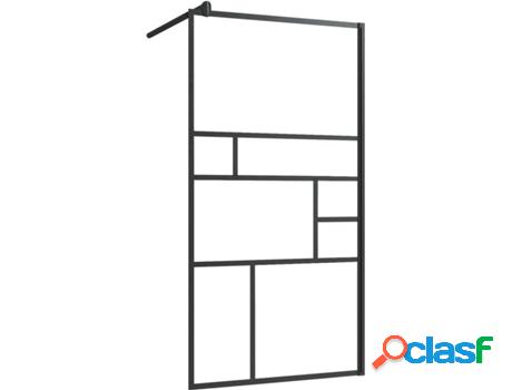 Panel de Ducha VIDAXL ESG (Transparente - Cristal - 80x195