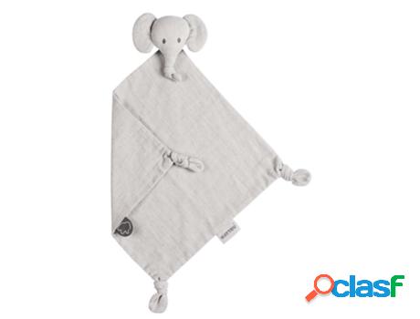 Peluche NATTOU (Algodón - Gris - 28 x 28 x 7 cm)