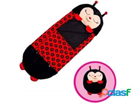 Peluche Saco de Dormir DORMI LOCOS Mariquita (165 x 70 cm -