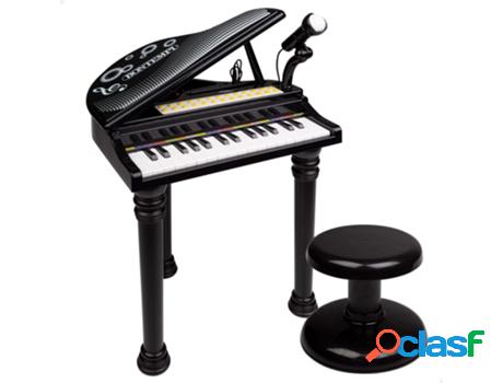 Piano BONTEMPI Infantil Con Micrófono Y Taburete 31 Teclas