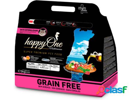 Pienso para Gatos HAPPY ONE Mediterraneum (3Kg - Seco -