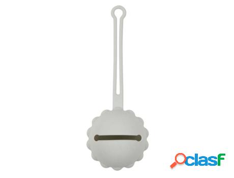 Porta-Chupetes NATTOU (Silicona - Gris - 6,5 x 6,5 x 19 cm)