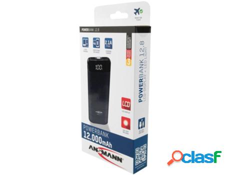 Powerbank 12.8 Lcd External Rechargeable Battery Pack With