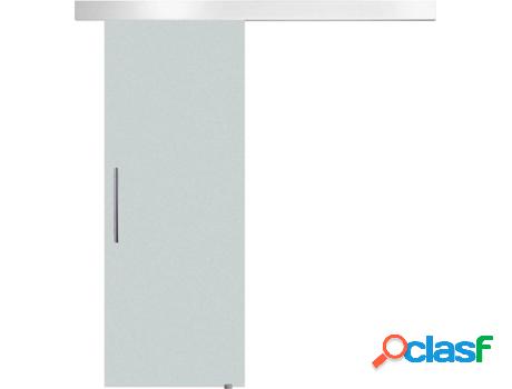 Puerta Corredora HOMCOM E7-0001 Traslúcido (205 x 90 cm)