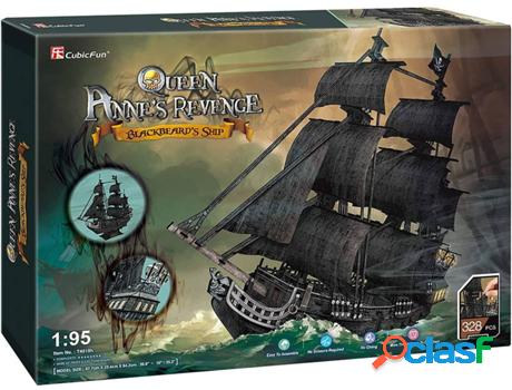 Puzzle 3D Queen Anne&apos;s Revenge (8 años - 328 piezas)