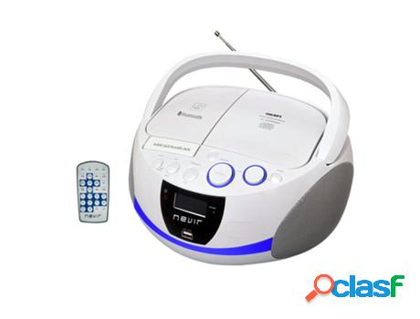 Radio CD NEVIR NVR-480 UB Blanco Bluetooth