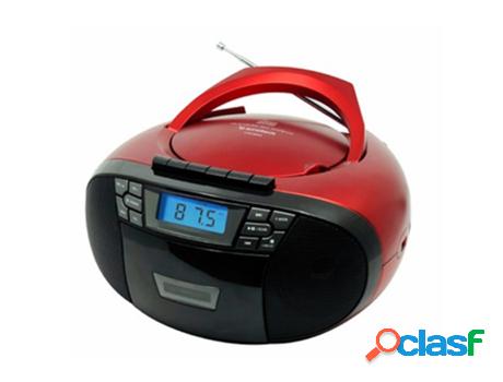 Radio CD SUNSTECH CXUM53 Rojo